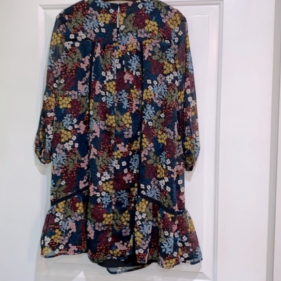 LOFT small petite pull on floral boho dress - Picture 7 of 11